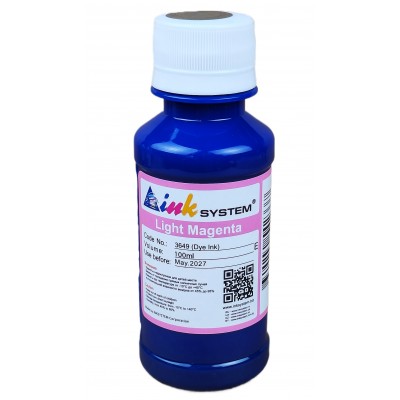 Чернила, краска InkSystem для Epson L P PX R RX T TX Light Magenta Водорастворимые 100 мл I3649ELLM Чернила, краска InkSystem для Epson L P PX R RX T TX Light Magenta Водорастворимые 100 мл I3649ELLM