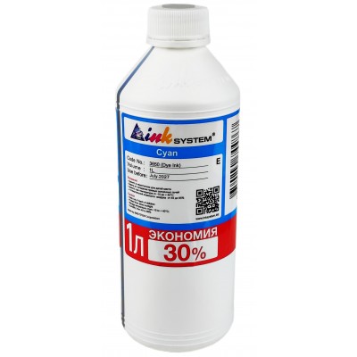 Чернила, краска InkSystem для Epson L B XP S SX C CX BX T TX P PX R RX WF Cyan Водорастворимые 1000 мл I3650ELC Чернила, краска InkSystem для Epson L B XP S SX C CX BX T TX P PX R RX WF Cyan Водорастворимые 1000 мл I3650ELC
