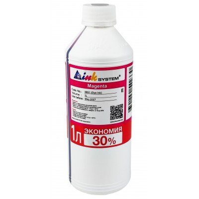 Чернила, краска InkSystem для Epson L B XP S SX C CX BX T TX P PX R RX WF Magenta Водорастворимые 1000 мл I3651ELM Чернила, краска InkSystem для Epson L B XP S SX C CX BX T TX P PX R RX WF Magenta Водорастворимые 1000 мл I3651ELM