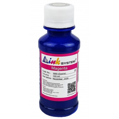 Фоточернила, краска InkSystem для Epson BROTHER HP L B XP S SX C CX BX T TX P PX R RX WF Magenta Водорастворимые 100 мл I3660ELM