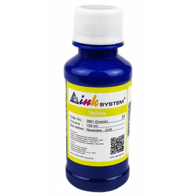 Фоточернила, краска InkSystem для Epson BROTHER HP L B XP S SX C CX BX T TX P PX R RX WF Yellow Водорастворимые 100 мл I3661ELY