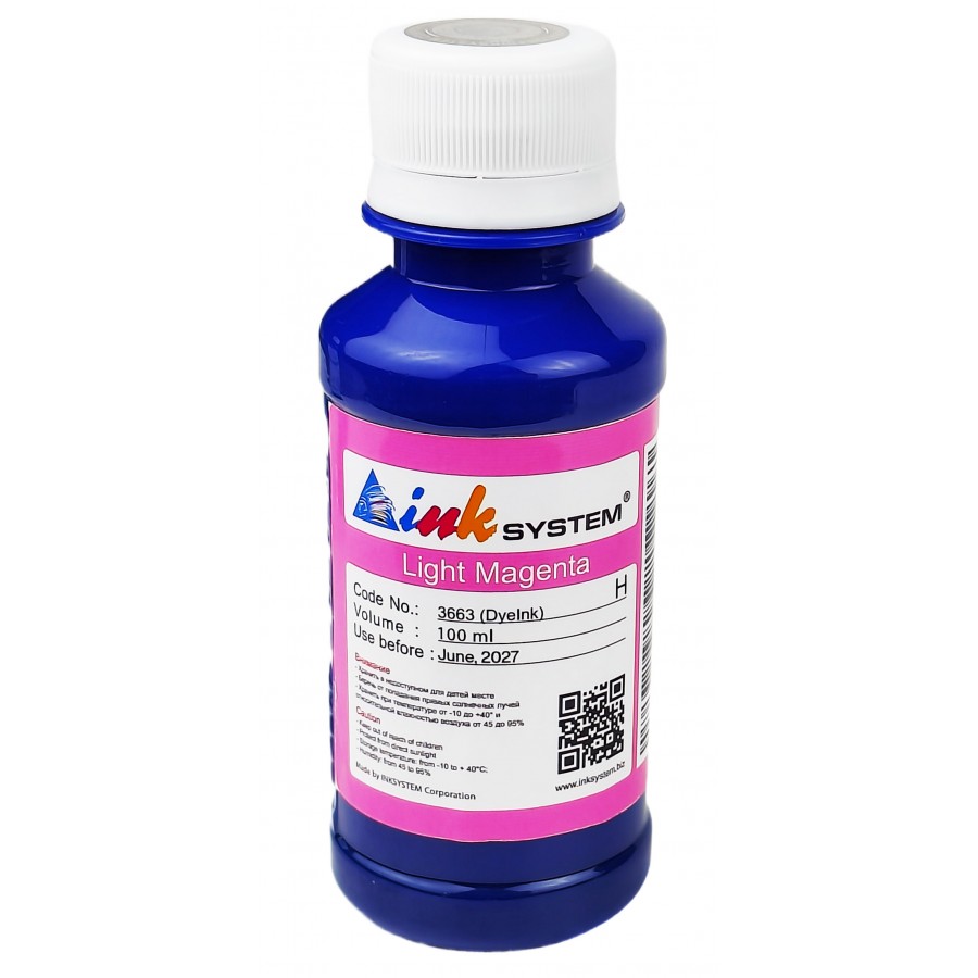 Фоточернила, краска InkSystem для Epson L CX P PX R RX T TX Light Magenta Водорастворимые 100 мл I3663ELLM с быстрой доставкой