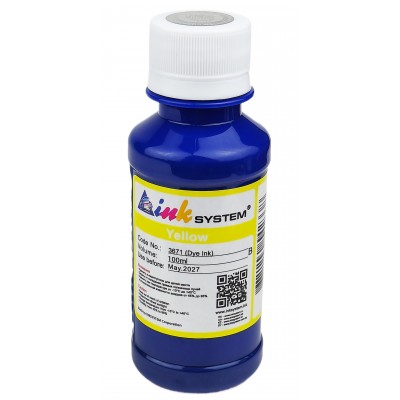 Чорнило, фарба InkSystem для Brother Yellow Водорозчинні 100 мл / I3671ELY Чорнило, фарба InkSystem для Brother Yellow Водорозчинні 100 мл / I3671ELY