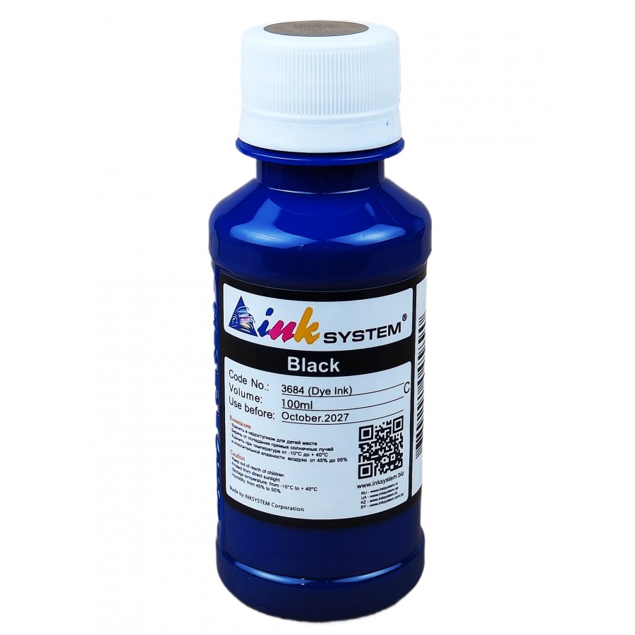 Чорнило, фарба InkSystem для Canon JX I IP E GM IX MG MP MX TR Black Водорозчинні 100 мл / I3684CB з швидкою доставкою