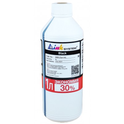 Чорнило, фарба InkSystem для HP Black Водорозчинні 1000 мл / I3698HB