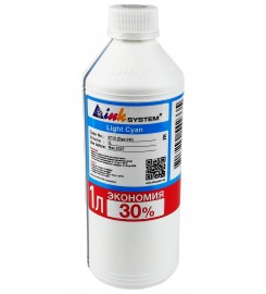 Чернила, краска InkSystem для Epson L P PX R RX T TX Light Cyan Водорастворимые 1000 мл I3713ELLC