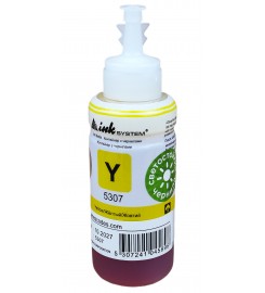 Світлостійке чорнило InkSystem для фотодруку на Epson L B XP S SX C CX Yellow Водорозчинні 100 мл / I5307ELYS