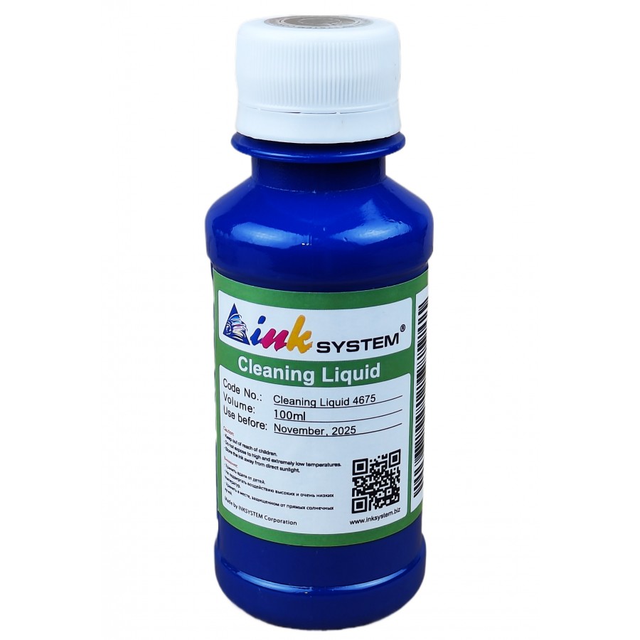 Чистяча рідина InkSystem CL-4675 для промивання струменевих картриджів та друкуючих головок, МФУ ICL4675 з швидкою доставкою
