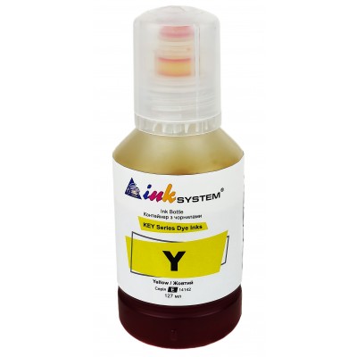 Чернила, краска InkSystem для Epson ET-2711 / L1110 / L3100 / L3250 Yellow Водорастворимые 127 мл IE14142Y Чернила, краска InkSystem для Epson ET-2711 / L1110 / L3100 / L3250 Yellow Водорастворимые 127 мл IE14142Y