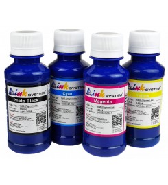 Комплект чорнил InkSystem Pigment Ink для Epson Пігментні 4х100г B/C/M/Y / IE1884K