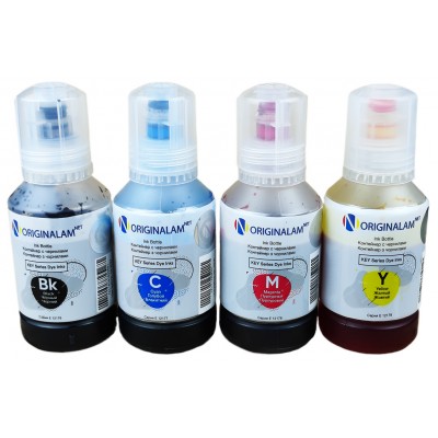 Комплект чернил ORIGINALAM для Epson L1110 / L3100 / L3250 / ET-2711 4х127г B/C/M/Y / O12174E103 Комплект чернил ORIGINALAM для Epson L1110 / L3100 / L3250 / ET-2711 4х127г B/C/M/Y / O12174E103