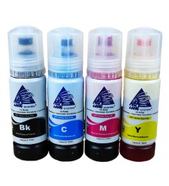 Комплект світлостійкого чорнила InkSystem для фотодруку на Epson Водорозчинні 4х70 г B/C/M/Y / SETI-1004KEY