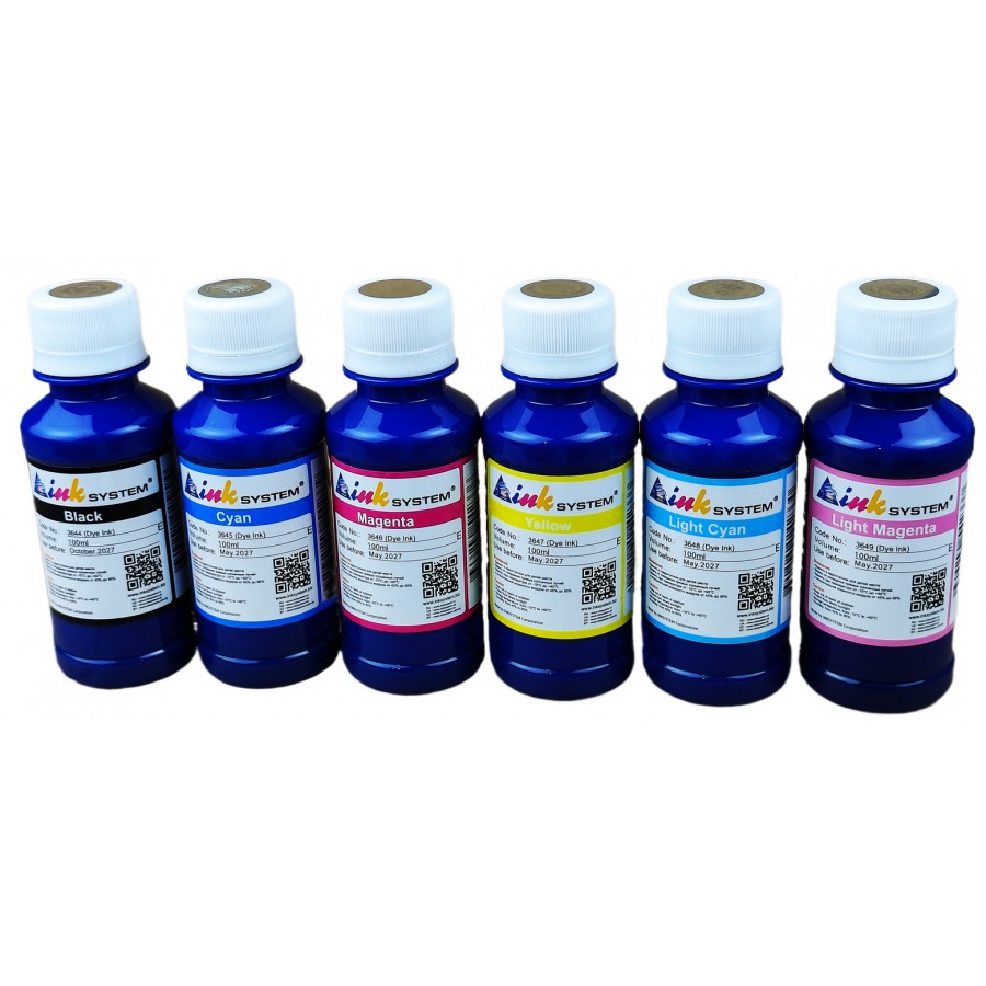 Комплект чернил InkSystem для Epson L P PX R RX T TX 6x100г. SETI-3646EL с быстрой доставкой