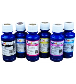 Комплект чернил InkSystem Epson HP Водорастворимые B/C/M/Y/LC/LM 6x100г. SETI-3666EL