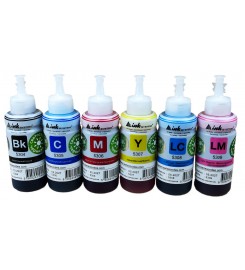 Комплект светостойких чернил InkSystem для фотопечати на Epson Водорастворимые 6x100г. SETI-5306E80S