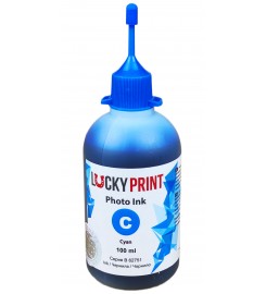 Фоточорнило, фарба Lucky Print Photo Ink Brother, Epson Cyan Водорозчинні 100 мл LP62751ELC