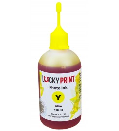 Фоточорнило, фарба Lucky Print Photo Ink Brother, Epson Yellow Водорозчинні 100 мл LP62753ELY