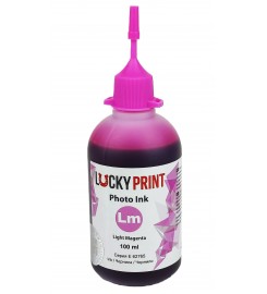 Фоточернила, краска Lucky Print Photo Ink Epson Light Magenta Водорастворимые 100 мл LP62765ELLM