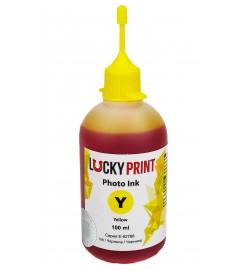 Фоточернила, краска Lucky Print Photo Ink для Epson Yellow Водорастворимые 100 мл LP62768ELY