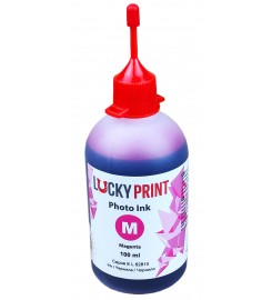 Фоточорнило, фарба Lucky Print Photo Ink Epson Magenta Водорозчинні 100 мл / LP62810ELM