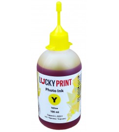 Фоточорнило, фарба Lucky Print Photo Ink Epson Yellow Водорозчинні 100 мл / LP62811ELY