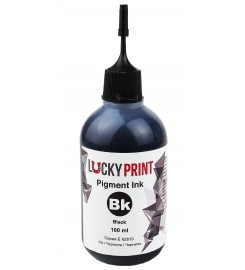 Чорнило, фарба Lucky Print Pigment Ink для Epson Black Пігментні 100 мл / LP62819ELB