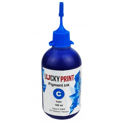 Чернила, краска Lucky Print Pigment Ink для Epson Cyan Пигментные 100 мл LP62820ELC