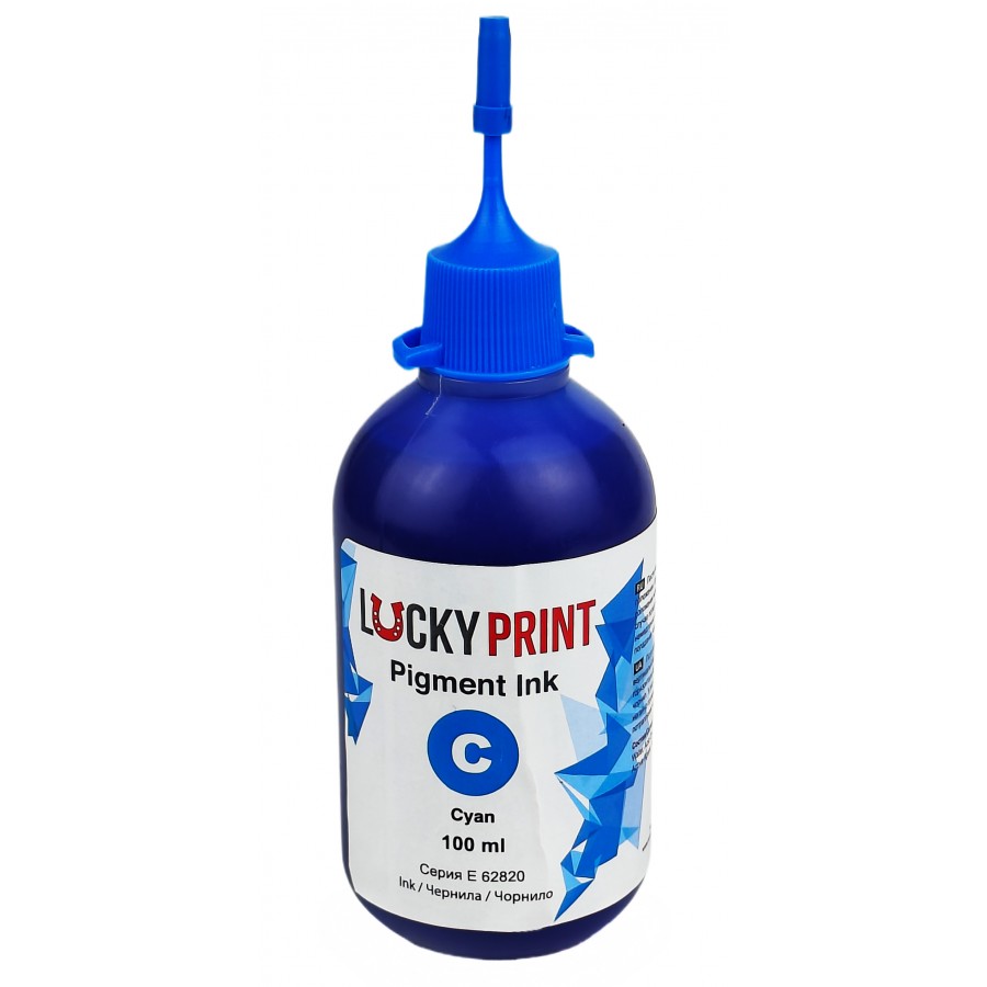 Чернила, краска Lucky Print Pigment Ink для Epson Cyan Пигментные 100 мл LP62820ELC с быстрой доставкой