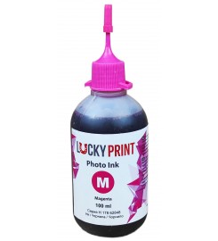 Фоточернила, краска Lucky Print Photo Ink Hewlett-Packard Magenta Водорастворимые 100 мл LP62848HM