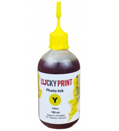 Фоточернила, краска Lucky Print Photo Ink Hewlett-Packard Yellow Водорастворимые 100 мл LP62849HY