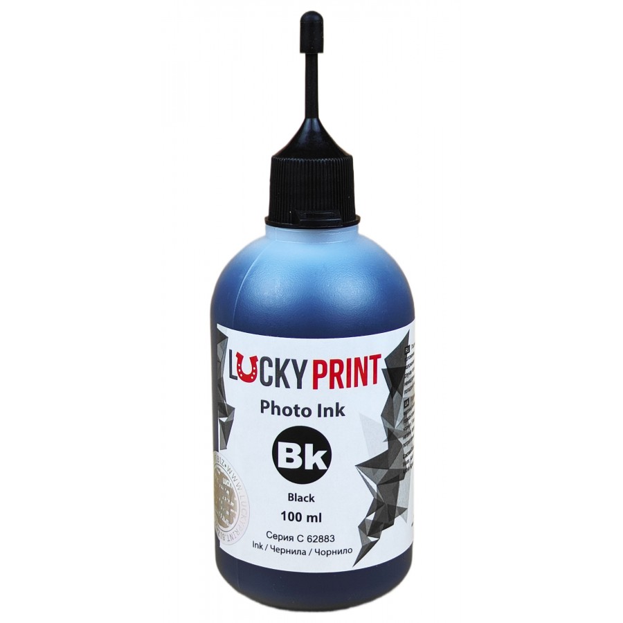 Фоточернила, краска Lucky Print Photo Ink CANON Black Водорастворимые 100 мл LP62883CB с быстрой доставкой
