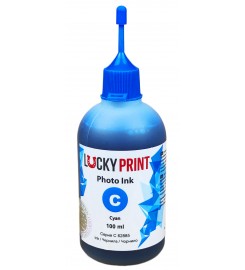 Фоточернила, краска Lucky Print Photo Ink CANON Cyan Водорастворимые 100 мл LP62885CC