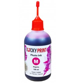 Фоточернила, краска Lucky Print Photo Ink CANON Magenta Водорастворимые 100 мл LP62886CM