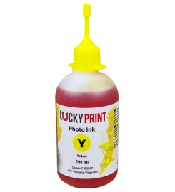 Фоточернила, краска Lucky Print Photo Ink CANON Yellow Водорастворимые 100 мл LP62887CY