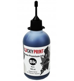 Фоточернила, краска Lucky Print Photo Premium Ink Epson Black Водорастворимые 100 мл / LP64191ELB