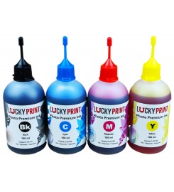 Комплект фоточернил Lucky Print Photo Premium Ink Epson Водорастворимые 4х100 г B/C/M/Y / LP64194EL