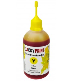 Фоточернила, краска Lucky Print Photo Premium Ink Epson Yellow Водорастворимые 100 мл / LP64194ELY
