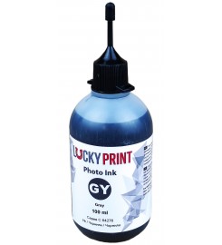 Фоточорнило, фарба Lucky Print Photo Ink CANON Gray Водорозчинні 100 мл / LP64276GY