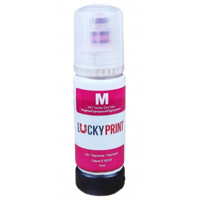Бесконтактные чернила Lucky Print Photo Premium Epson L ET Magenta Водорастворимые 70 мл LP65727E103M Бесконтактные чернила Lucky Print Photo Premium Epson L ET Magenta Водорастворимые 70 мл LP65727E103M