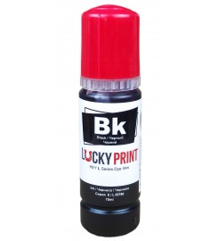 Безконтактні чорнила Lucky Print Epson L ET Black Водорозчинні 70 мл LP65780E103B