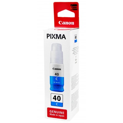 Оригінальне чорнило Canon PIXMA GI-40 C G5040 / G6040 / G7040 / Cyan,70 ml 3400C001