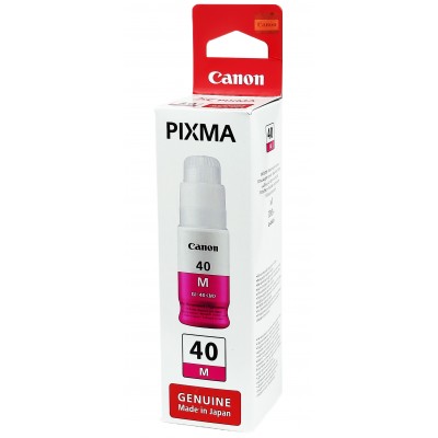 Оригінальне чорнило Canon PIXMA GI-40 M G5040 / G6040 / G7040 / Magenta,70 ml 3401C001