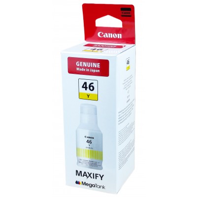 Оригинальные чернила Canon Pixma MAXIFY GI-46 Y GX3040 / GX4040 / GX5040 / GX5540 Yellow,135 мл / 4429C001 Оригинальные чернила Canon Pixma MAXIFY GI-46 Y GX3040 / GX4040 / GX5040 / GX5540 Yellow,135 мл / 4429C001