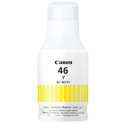 Оригинальные чернила Canon Pixma MAXIFY GI-46 Y GX3040 / GX4040 / GX5040 / GX5540 Yellow,135 мл / 4429C001 Оригинальные чернила Canon Pixma MAXIFY GI-46 Y GX3040 / GX4040 / GX5040 / GX5540 Yellow,135 мл / 4429C001