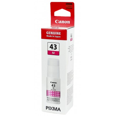 Оригинальные чернила Canon PIXMA GI-43 M G540 / G640 / Magenta,60 ml 4680C001