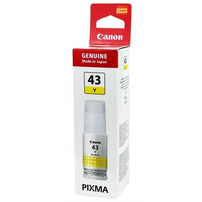Оригінальне чорнило Canon PIXMA GI-43 Y G540 / G640 / Yellow,60 ml 4689C001 Оригінальне чорнило Canon PIXMA GI-43 Y G540 / G640 / Yellow,60 ml 4689C001