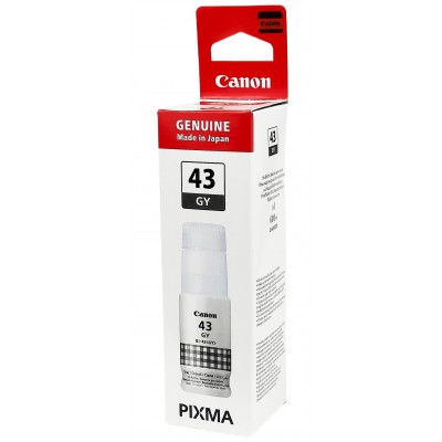 Оригінальне чорнило Canon PIXMA GI-43 GY G540 / G640 / Gray,60 ml 4707C001 Оригінальне чорнило Canon PIXMA GI-43 GY G540 / G640 / Gray,60 ml 4707C001