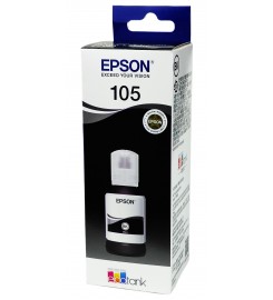 Оригінальне чорнило Epson EcoTank ET-7700 / ET-7750 / L7160 / L7180 / 105 Black,140 ml C13T00Q140