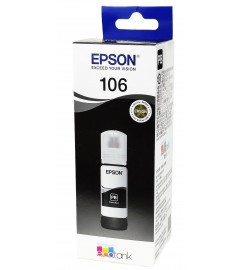 Оригінальне чорнило Epson EcoTank ET-7700 / ET-7750 / L7160 / L7180 / 106 Photo Black , 70 ml C13T00R140