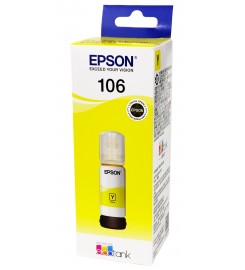Оригінальне чорнило Epson EcoTank ET-7700 / ET-7750 / L7160 / L7180 / L7188 / 106 Yellow, 70 ml C13T00R440